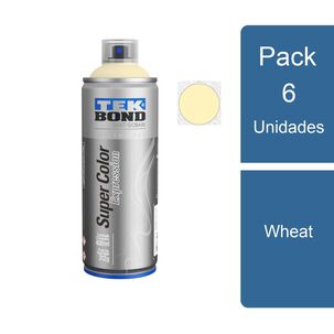 Pack 6 Pinturas Aerosol / Spray Expression Wheat Tekbond